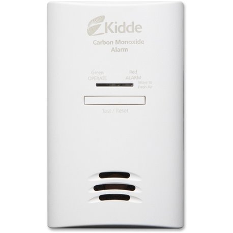 Kidde Carbon Monoxide Alarm - Wired - 220 V AC - Audible - Wall Mountable