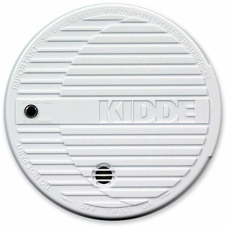 Kidde Fire Smoke Alarm - 85 dB - Flashing LED - White