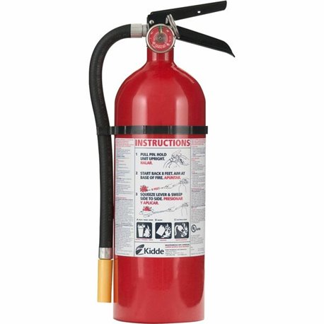 Kidde Pro 5 MP Fire Extinguisher - 5.50 lb Capacity - A: Common Combustibles, B: Flammable Liquids, C: Live Electrical Equipment