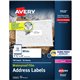 Avery 1-1/3" x 4" Labels, Ultrahold, 700 Labels (5522) - Waterproof - 1 21/64" Width x 4" Length - Permanent Adhesive - Rectangl