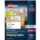 Avery Waterproof Labels, 2" x 4" , 500 Total (05523) - Waterproof - 2" Width x 4" Length - Permanent Adhesive - Rectangle - Lase