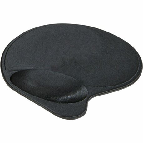 Kensington Mouse Wrist Pillow Rest - 0.90" x 10.90" x 7.90" Dimension - Black - Fabric - 1 Pack