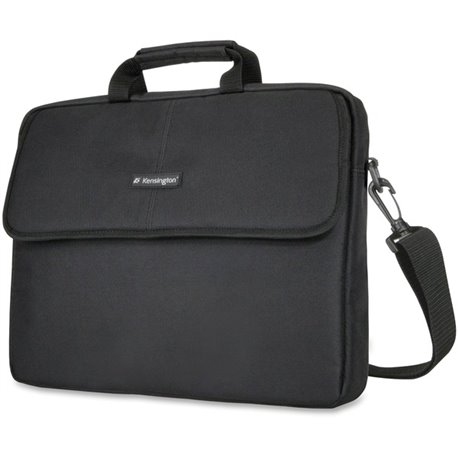 Kensington Classic SP17 Carrying Case (Sleeve) for 17" Notebook - Black - Polyester Body - Shoulder Strap - 16" Height x 2.3" Wi