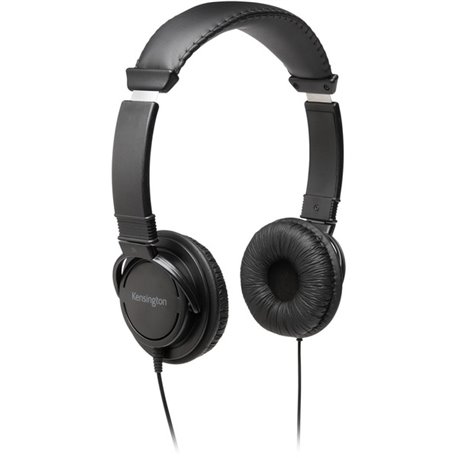 Kensington Hi-Fi Headphones - Stereo - Black - Mini-phone (3.5mm) - Wired - Over-the-head - Binaural - Circumaural - 6 ft Cable 