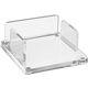 Kantek Acrylic Note Pad Holder - Support 3" x 3" Media - 1.5" x 3.9" x 3.9" x - Acrylic - 1 Each - Clear - Non-skid Feet