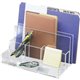 Kantek Acrylic File Sorter Desk Organizer - 10.6" Height x 11" Width x 6.5" DepthDesktop - Clear - Acrylic - 1 Each