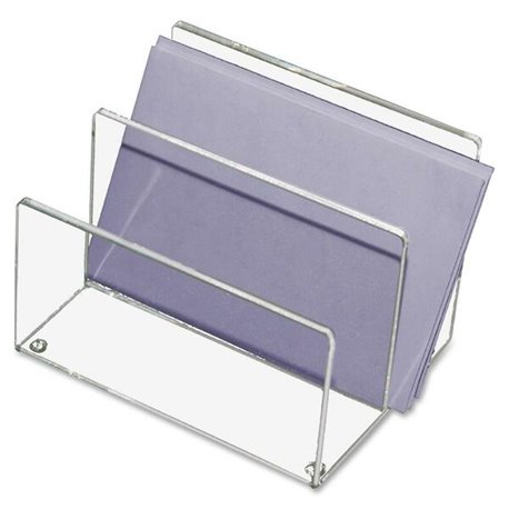 Kantek Acrylic Mini Sorter - 4" Height x 4.1" Width x 6.3" DepthDesktop - Clear - Acrylic - 1 Each