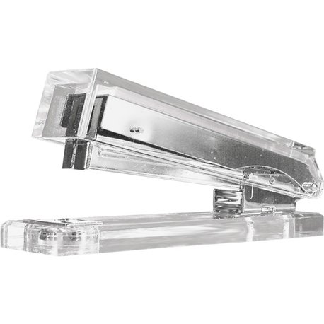 Kantek Clear Acrylic Stapler - 210 Staple Capacity - Full Strip - 1 Each