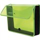 Lion EXPAND-N-FILE Letter File Wallet - 8 1/2" x 11" - 3" Expansion - Transparent Green - 1 Each