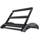 Kantek Sit-Stand Footrest - Black - Steel, Foam - 1 Each