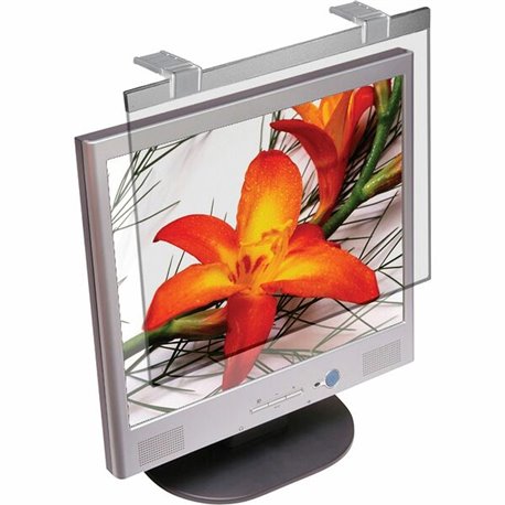 Kantek LCD Protective Filter Clear - For 20"LCD Monitor - Scratch Resistant - Anti-glare - 1