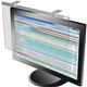 Kantek LCD Privacy/antiglare Wide Screen Filters Silver - For 22" Widescreen Monitor - Scratch Resistant - Anti-glare - 1