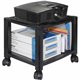 Kantek Two-shelf Printer/fax Stand - 75 lb Load Capacity - 2 x Shelf(ves) - 14.1" Height x 17" Width x 13.3" Depth - Floor - Bla