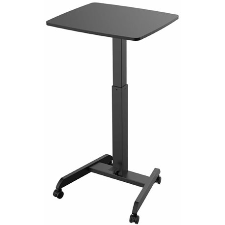 Kantek Mobile Height Adjustable Sit to Stand Desk - For - Table TopRectangle Top - 17.60 lb Capacity - Height Adjustable - 29.60