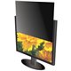 Kantek 16:9 Ratio LCD Monitor Privacy Screen Black - For 20" Widescreen Monitor - 1