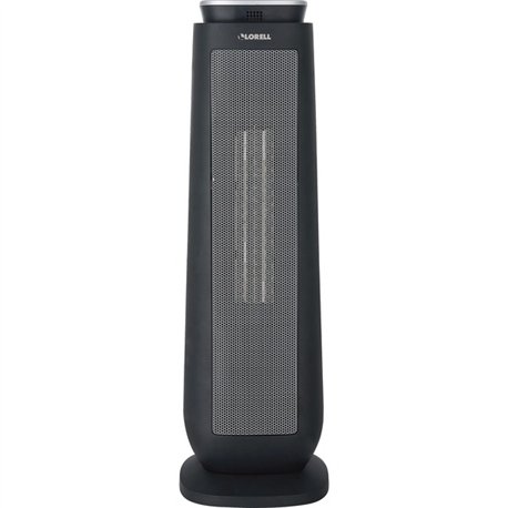 Lorell Tower Heater - Ceramic - Electric - 2 x Heat Settings - Tower - Black