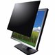 Kantek LCD Monitor Blackout Privacy Screens Black - For 22" Widescreen Notebook - Anti-glare - 1