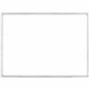 Lorell Dry-erase Board - 48" (4 ft) Width x 36" (3 ft) Height - White Styrene Surface - White Aluminum Frame - Rectangle - 1 Eac