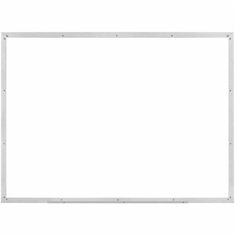 Lorell Dry-erase Board - 48" (4 ft) Width x 36" (3 ft) Height - White Styrene Surface - White Aluminum Frame - Rectangle - 1 Eac