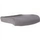 Lorell Removable Mesh Seat Cover - 19" Length x 19" Width - Polyester Mesh - Light Gray - 1 Each