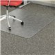 Lorell Low-Pile Economy Chairmat - Carpeted Floor - 60" Length x 46" Width x 0.095" Thickness - Rectangular - Vinyl - Clear - 1E