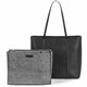 bugatti Pure Carrying Case (Tote) for 14" - Black - Damage Resistant, Scratch Resistant, Scuff Resistant - Vegan Leather Body - 