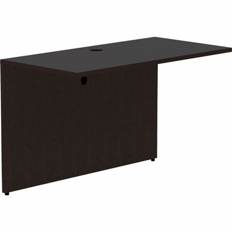 Lorell Essentials Series Bridge - 48" x 24"29.5" Bridge, 1" Top - Finish: Espresso