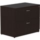 Lorell Essentials Series Lateral File - 1" Top, 0.1" Edge, 36" x 22"29.5" Lateral File - 2 x File Drawer(s) - Material: Laminate