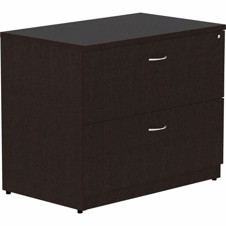 Lorell Essentials Series Lateral File - 1" Top, 0.1" Edge, 36" x 22"29.5" Lateral File - 2 x File Drawer(s) - Material: Laminate