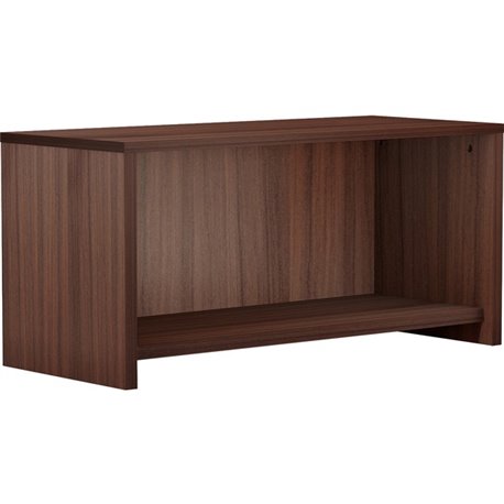 Lorell Essentials Series Wall-Mount Hutch - 36" x 15"17" , 1" Bottom Panel, 1" Side Panel, 0.6" Back Panel - Band Edge - Materia