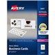 Avery Perforated Business Cards for Laser Printers, 2" x 3�" - 97 Brightness - A4 - 8 1/2" x 11" - 80 lb Basis Weight - 216 g/m&