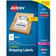 Avery TrueBlock Shipping Label - 5 1/2" Width x 8 1/2" Length - Permanent Adhesive - Rectangle - Laser - White - Paper - 2 / She