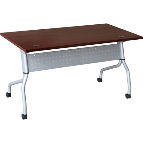 Lorell Flip Top Training Table - For - Table TopRectangle Top - Four Leg Base - 4 Legs x 23.60" Table Top Width x 60" Table Top 