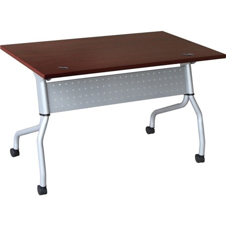 Lorell Flip Top Training Table - For - Table TopRectangle Top - Four Leg Base - 4 Legs x 23.60" Table Top Width x 48" Table Top 