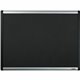 Lorell Mesh Bulletin Board - 48" Height x 72" Width - Fabric Surface - Black Anodized Aluminum Frame - 1 Each