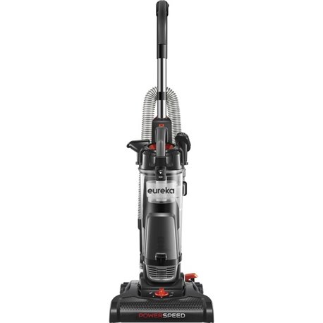 Eureka PowerSpeed Upright Vacuum Cleaner - Bagless - Crevice Tool, Brush Tool, Upholstery Tool, Extension Hose - 12.60" Cleaning