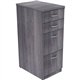 Lorell Relevance Series 4-Drawer File Cabinet - 15.5" x 23.6"40.4" - 4 x File, Box Drawer(s) - Finish: Charcoal, Laminate