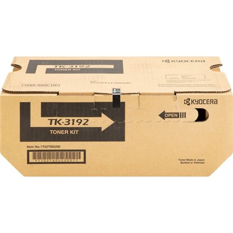 Kyocera TK-3192 Original Laser Toner Cartridge - Black - 1 Each - 25000 Pages