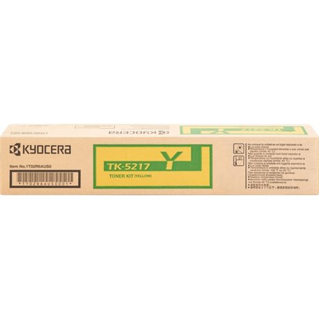 Kyocera TK-5217Y Original Laser Toner Cartridge - Yellow - 1 Each - 15000 Pages