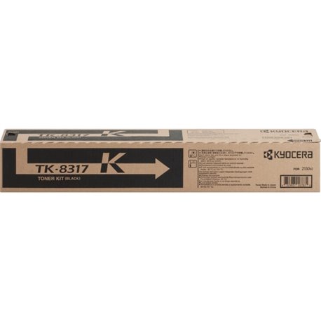 Kyocera TK-8317K Original Toner Cartridge - Laser - 20000 Pages - Black - 1 Each