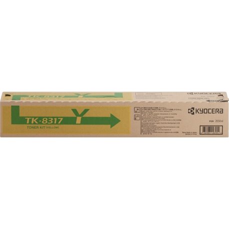 Kyocera Original Toner Cartridge - Laser - Yellow - 1 Each