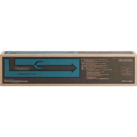 Kyocera TK-8507C Original Toner Cartridge - Laser - 20000 Pages - Cyan - 1 Each