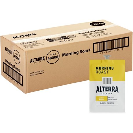 Alterra Freshpack Morning Roast Coffee - Compatible with Flavia Aroma, Flavia Barista, FLAVIA Creation 600, Flavia Creation 500,