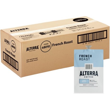 Alterra Freshpack French Roast Coffee - Compatible with Flavia Aroma, Flavia Barista, FLAVIA Creation 600, Flavia Creation 500, 