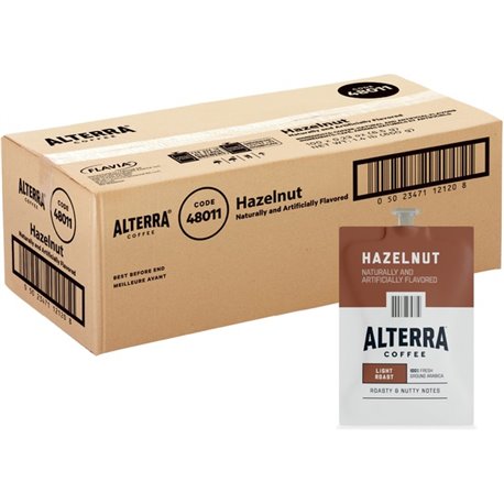 Alterra Freshpack Hazelnut Coffee - Compatible with Flavia Aroma, Flavia Barista, FLAVIA Creation 600, Flavia Creation 500, Flav