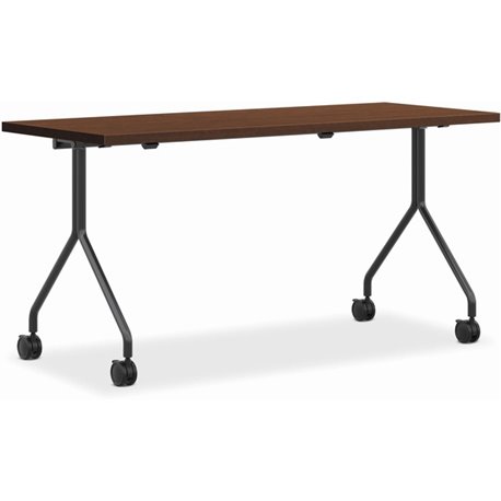HON Between Nesting Table | Rectangle | 30"D x 60"W | Shaker Cherry Laminate - Rectangle Top - Flip Base - 60" Table Top Width x