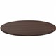Lorell Essentials Conference Tabletop - For - Table TopEspresso Round Top - Contemporary Style x 1" Table Top Thickness x 42" Ta