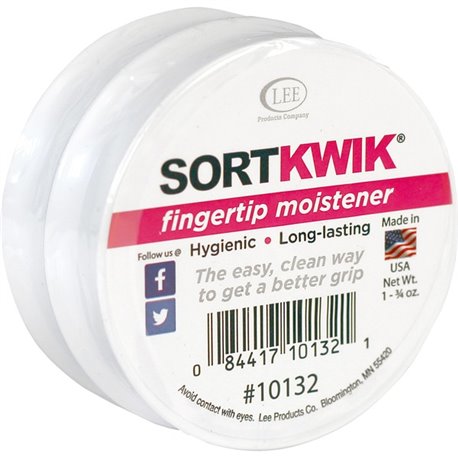 LEE SortKwik Economy Multi-Pack Fingertip Moistener - Pink - Non-toxic, Odorless - 2 / Pack