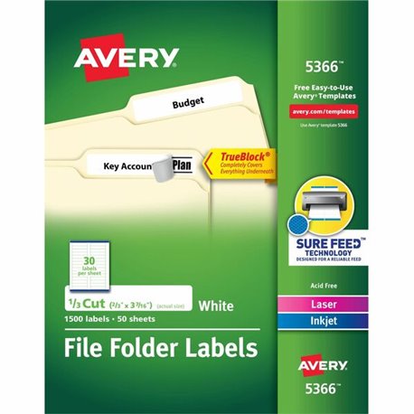 Avery Heavy-Duty View Binders - Locking One Touch EZD Rings - 2" Binder Capacity - Letter - 8 1/2" x 11" Sheet Size - 540 Sheet 