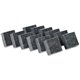 CLI Multi-purpose Eraser - 2" Width x 2" Length - Used as Mark Remover - Charcoal Gray - Felt - 12 / Pack